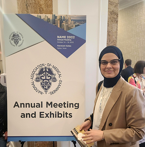 Dr. Batoul Aoun at the NAME Annual Meeting